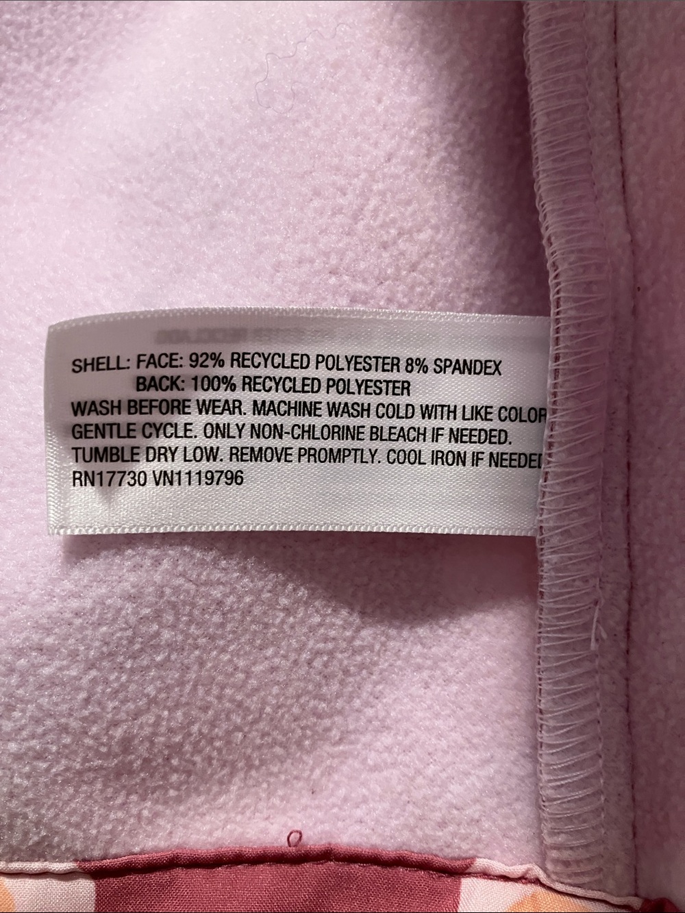 Cat & Jack Pink and Rose Hooded Jacket - Picture 4 of 6